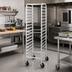 Thumbnail image #2 for Dinex Econoline All-Aluminum End-Load Pan Rack for 9 18 x 26 Inch Trays