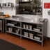 Thumbnail image #2 for John Boos Open-Front Stainless Steel Work Table with 5-Inch Rear Riser, 84 x 24 Inches