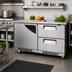 Thumbnail image #3 for Turbo Air Super Deluxe Series 48-1/4-Inch Two-Section Undercounter Refrigerator with 1 Door and 2 Drawers, Front Breathing, 11.1 Cu. Ft.