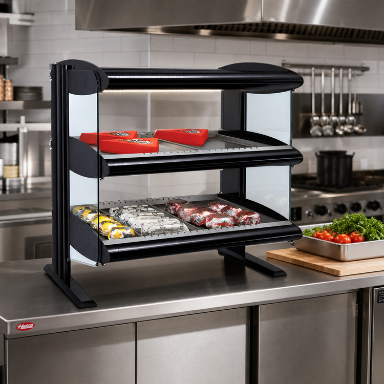 Product image #2 for Hatco 42-Inch Horizontal Heated Merchandiser Countertop Hot Food Display Warmer with LED Lighting