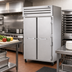 Thumbnail image #2 for True SPEC SERIES Two-Section Reach-In Heated Holding Cabinet with Stainless Steel Doors and Chrome Shelves