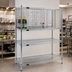 Thumbnail image #2 for EAGLEbrite Zinc Security Enclosure Kit with Hinged Doors for 24 x 36 Inch Wire Shelving