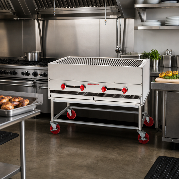 Product image #2 for American Range 60-Inch Countertop Gas Horizontal Chicken Broiler Charbroiler