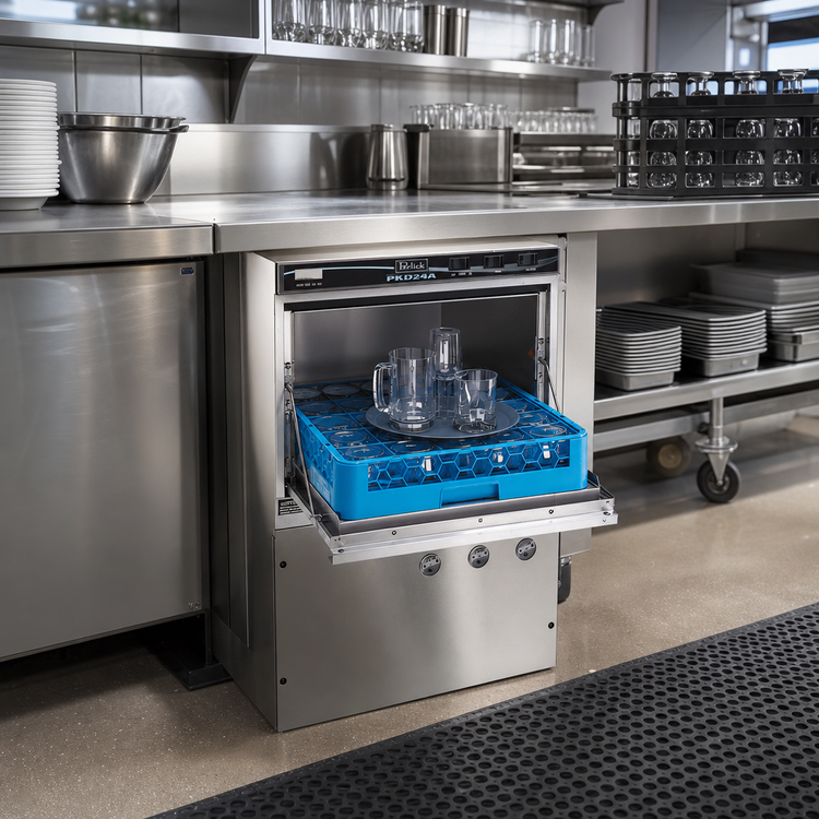 Product image #2 for Perlick PKD24A 24-Inch Undercounter Door-Style Glasswasher