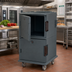Thumbnail image #3 for Cambro Ultra Camcart Double-Compartment Front-Loading Insulated Food Pan Cart, 120 Qt., Granite Gray