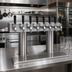 Thumbnail image #2 for Krowne Double T-Head Glycol-Cooled Draft Beer Tower, 8-Faucet Capacity