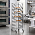 Thumbnail image #2 for Channel All-Welded Stainless Steel End-Load Bun Pan Rack, 20.5 x 26 x 70.25 Inches, 30-Pan Capacity