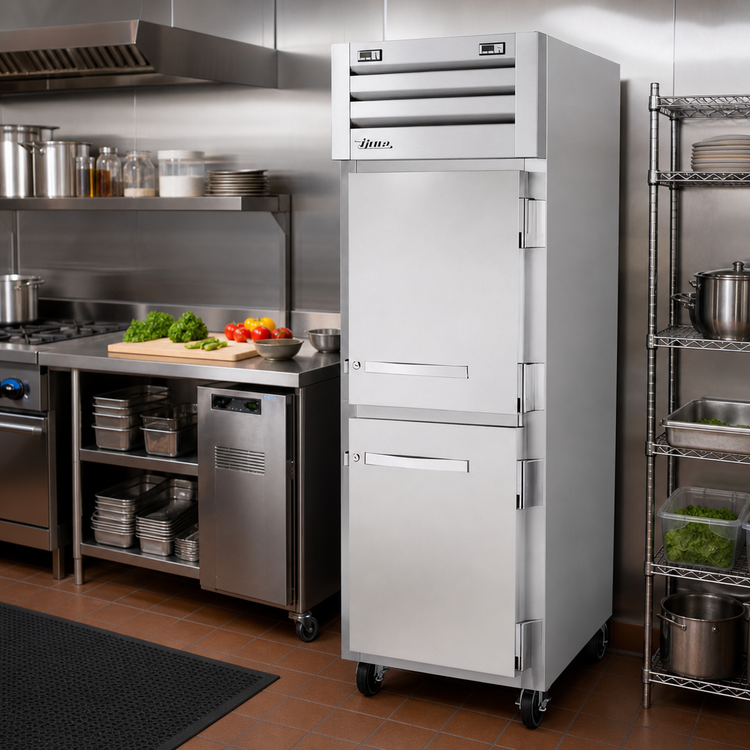 Product image #2 for True SPEC SERIES One-Section Reach-In Refrigerator/Freezer with Two Half Doors