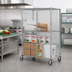 Thumbnail image #2 for QuadTruss Mobile Wire Security Cage with Padlock-Hasp Doors and 5-Inch Casters, 39-1/4 x 27-1/4 x 69 Inches