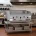 Thumbnail image #2 for Southbend HDG-36V 36-Inch High Volume Countertop Gas Griddle with 1-Inch Polished Steel Plate and Integrated Stand