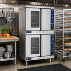 Thumbnail image #2 for Duke Manufacturing 613-G2V Double-Deck Full-Size Gas Convection Oven, 6-Pan Capacity per Deck, Stainless Steel Legs