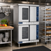 Thumbnail image #2 for Duke 613-G2V Double Deck Full-Size Gas Convection Oven with Stainless Steel Legs