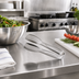 Thumbnail image #2 for Aria™ 6-Inch One-Piece Salad Tongs, 18/8 Stainless Steel, Mirror-Polish Finish