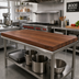 Thumbnail image #2 for John Boos Boos Block American Black Walnut Kitchen Countertop, 60-Inch x 38-Inch x 1-1/2-Inch, Varnique Finish