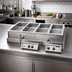 Thumbnail image #2 for Wells Top-Mount Built-In Electric Auto-Fill Hot Food Well with 4 Pan Openings