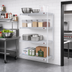 Thumbnail image #2 for EagleGard 4-Tier Add-On Wire Shelving Unit, 42W x 18D x 74H, Hybrid Epoxy Finish