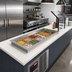 Thumbnail image #2 for Hatco CWBX-1 Drop-In Top-Mount Remote Refrigerated Well for 1 Full-Size Pan