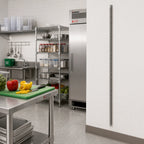 Thumbnail image #2 for Metro SmartWall SWU85K4 85-Inch Gray Epoxy Wall Shelving Upright with Microban and 1-1/2-Inch Adjustment Slots