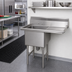 Thumbnail image #2 for Advance Tabco 1-Compartment Fabricated Sink with 18-Inch Right Drainboard, 16 x 20 x 14 Bowl, 14-Gauge 304 Stainless Steel