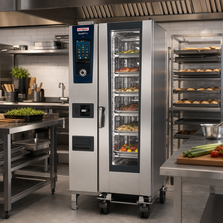 Product image #2 for RATIONAL iCombi Pro 20-Half Size Electric Floor Combi Oven, 208/240V 3-Phase