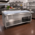 Thumbnail image #2 for Advance Tabco Triumph Supreme 2-Pan Ice Cooled Serving Counter with Stainless Steel Top