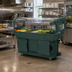 Thumbnail image #3 for Maximizer 6-Foot Mobile Ice-Cooled Food Bar with Tilting Acrylic Sneeze Guard and Built-In Faucet