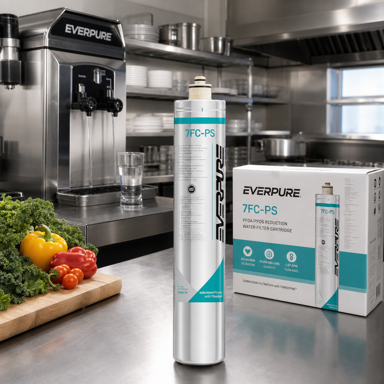 Product image #2 for Everpure 7FC-PS PFOA/PFOS Reduction Water Filter Cartridge, 0.5 Micron, 10,000 Gallons, 1.67 GPM, Pack of 6