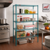 Thumbnail image #2 for EagleGard Stationary 5-Tier Starter Wire Shelving Unit, 42 x 24 x 86 Inches, Hybrid Epoxy Finish