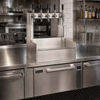 Thumbnail image #2 for Perlick Corporation Top Shelf 7055D9 Underbar Beer Drainer, 24"W x 24"D, Stainless Steel, for 4060A Series Dispensing Heads