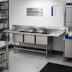 Thumbnail image #2 for Eagle Spec-Master FN Series Coved Corner Three-Compartment Sink with Right-Hand 30-Inch Drainboard, 97-1/2-Inch Wide