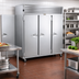 Thumbnail image #2 for Traulsen Spec-Line R Series Three-Section Pass-Thru Heated Holding Cabinet, Half-Height Solid Doors, Stainless Steel, 32-Inch Deep