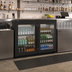 Thumbnail image #3 for Perlick PTR48 Pass-Thru Refrigerated Back Bar Cabinet, Two-Section, 48-Inch, Remote Refrigeration