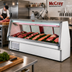 Thumbnail image #2 for Howard-McCray 34E Series 52-1/2-Inch Wide Red Meat Service Case with Self-Contained Refrigeration and Straight Glass