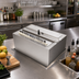 Thumbnail image #3 for John Boos 34-Inch x 20-Inch Drop-In Insulated Ice Bin with 10-Circuit Cold Plate and Sliding Lid