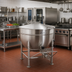 Thumbnail image #2 for Legion 25-Gallon Stationary Direct Steam Kettle with Full Jacket and Draw-Off Valve