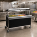 Thumbnail image #2 for Atlas Metal CARM-2 Mobile Cold Food Serving Counter with 2-Pan Recessed Cold Pan