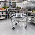 Thumbnail image #3 for Stainless Steel Roto Cart with 3 Welded Wheels and 2 Braked Wheels