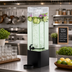 Thumbnail image #2 for Cal-Mil Iron Collection Mission 3 Gallon Square Beverage Dispenser with Ice Chamber and Drip Tray