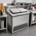 Thumbnail image #2 for Glastender Drop-In Dipping Ice Cream Freezer with Stainless Steel Flip Lid, 2 x 3-Gallon Can Capacity