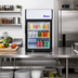 Thumbnail image #2 for Atosa Countertop Cold Wall Glass Door Refrigerator Merchandiser, 2.4 Cu. Ft., Black, 1-Door