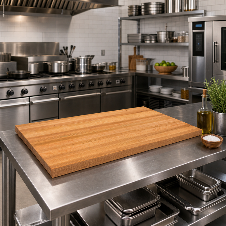 Product image #2 for Appalachian Red Oak Edge Grain Island Countertop, 36 x 27 x 1-1/2 Inches, Varnique Finish