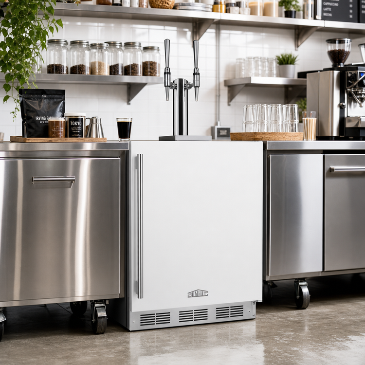 Product image #3 for Summit Appliance 24-Inch Wide ADA-Compliant Nitro-Infused Coffee Kegerator with Dual Towers