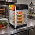Thumbnail image #2 for Hatco Flav-R-Fresh® FDWD-2 Pass-Thru Countertop Holding & Display Cabinet, 2-Door, 4-Tier Rotating Rack