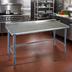 Thumbnail image #2 for Eagle Spec-Master 84-Inch x 30-Inch Stainless Steel Work Table with Rear Upturn and Tubular Base