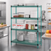 Thumbnail image #2 for QuadPlus Solid Polymer Shelf Mat, 48 x 24 Inches, Green, with QuadTruss Wire Frame