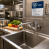 Thumbnail image #2 for T&S Brass Big-Flo Wall-Mount Kettle & Pot Sink Mixing Faucet with 10-Inch Swing Nozzle and 8-Inch Adjustable Centers