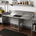 Thumbnail image #2 for John Boos Pro-Bowl 1-Compartment Stainless Steel Sink with Left and Right Drainboards and 10-Inch Backsplash, 105-1/4 Inch Wide