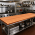 Thumbnail image #2 for Boos Block American Cherry Edge Grain Kitchen Countertop, 144 x 32 x 1-1/2 Inches, Oil Finish