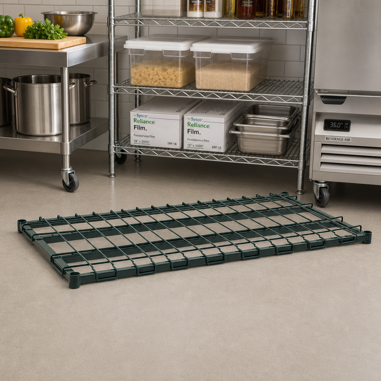 Product image #2 for Metro Super Erecta 54"W x 21"D Dunnage Shelf with Lift-Off Wire Deck and Metroseal 3 Finish