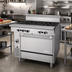 Thumbnail image #2 for Garland Cuisine Series 36-Inch Heavy Duty Gas Range with 4 Open Burners and Standard Oven